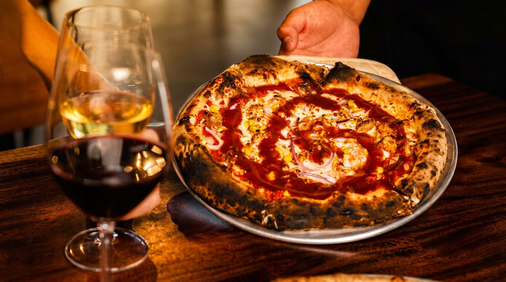 Drinks pair great with pizza