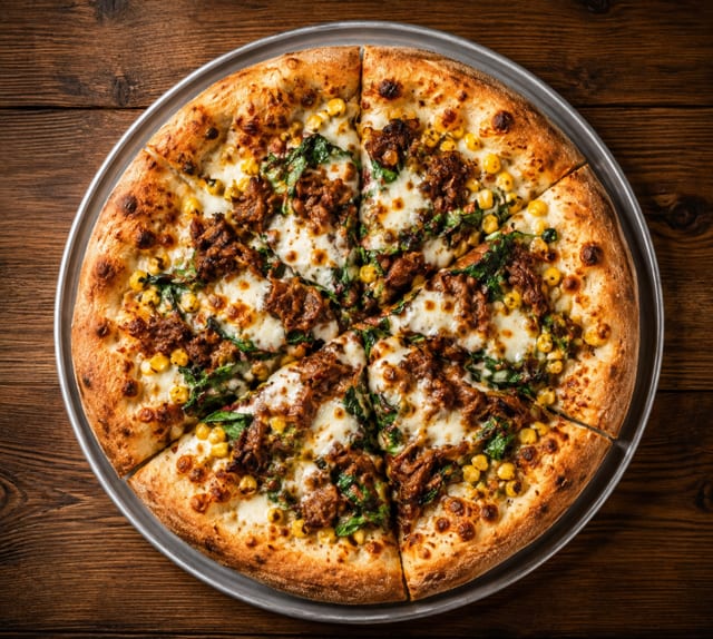 Pesto Pizza.